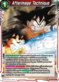 Afterimage Technique #BT5-023_PR · Dragon Ball Super CCG