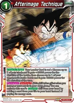Afterimage Technique #BT5-023_PR02 · Dragon Ball Super CCG