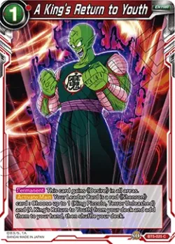 A King's Return to Youth #BT5-025 · Dragon Ball Super CCG