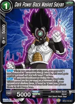 Dark Power Black Masked Saiyan 「BT5-112」「EN」