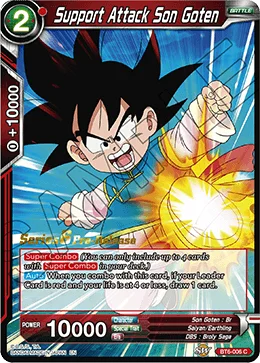 Support Attack Son Goten 「BT6-006_PR」「EN」