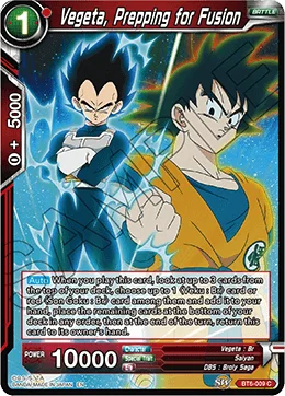 Vegeta, Prepping for Fusion 「BT6-009」「EN」