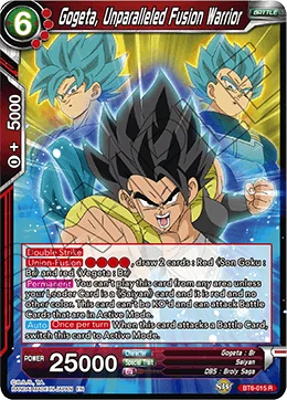 Gogeta, Unparalleled Fusion Warrior 「BT6-015」「EN」