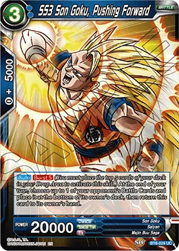SS3 Son Goku, Pushing Forward 「BT6-029」「EN」