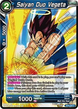 Saiyan Duo Vegeta 「BT6-034」「EN」