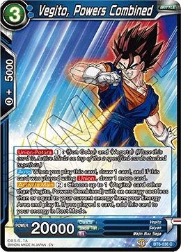 Vegito, Powers Combined 「BT6-036」「EN」