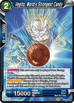 Vegito, World's Strongest Candy 「BT6-037」「EN」