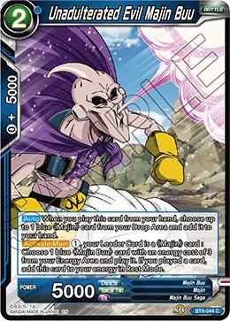 Unadulterated Evil Majin Buu 「BT6-044」「EN」