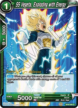 SS Vegeta, Exploding with Energy 「BT6-056_PR」「EN」