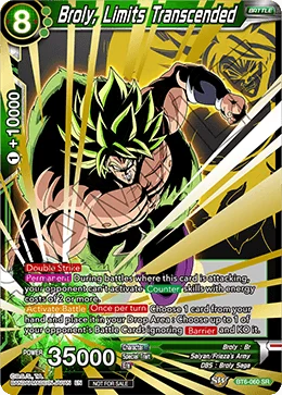 Broly, Limits Transcended 「BT6-060_PR」「EN」