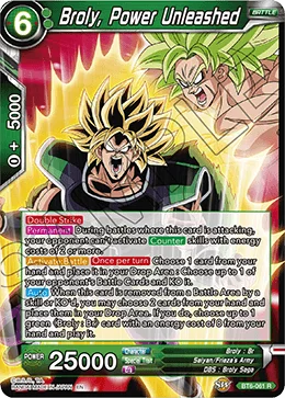 Broly, Power Unleashed 「BT6-061」「EN」