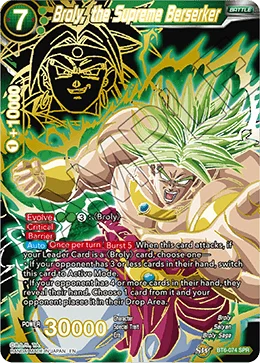 Broly, the Supreme Berserker 「BT6-074_SPR」「EN」
