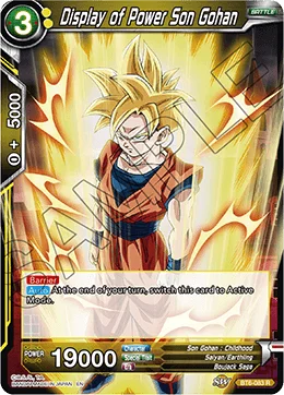 Display of Power Son Gohan 「BT6-083」「EN」