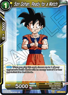 Son Gohan, Ready for a Match 「BT6-084」「EN」