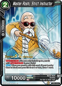 Master Roshi, Strict Instructor 「BT6-110_PR」「EN」