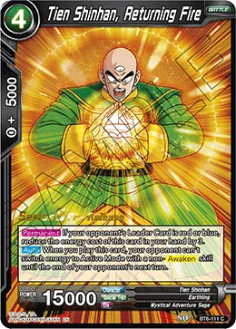 Tien Shinhan, Returning Fire 「BT6-111_PR」「EN」