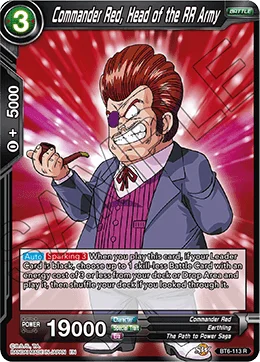 Commander Red, Head of the RR Army 「BT6-113」「EN」
