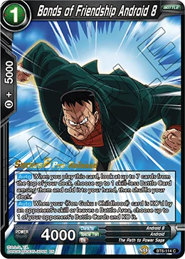 Bonds of Friendship Android 8 「BT6-114_PR」「EN」