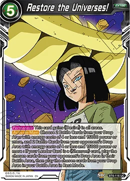 Restore the Universes! 「BT6-116」「EN」
