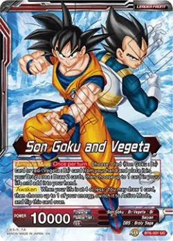 Son Goku and Vegeta #BT6-001 · Dragon Ball Super CCG