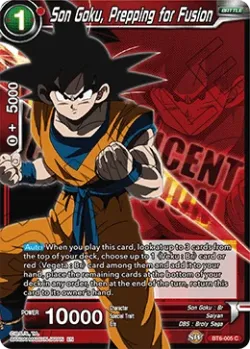 Son Goku, Prepping for Fusion #BT6-005_PR02 · Dragon Ball Super CCG