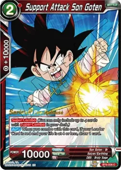 Support Attack Son Goten #BT6-006_PR · Dragon Ball Super CCG