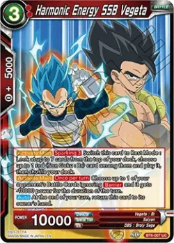 Harmonic Energy SSB Vegeta #BT6-007 · Dragon Ball Super CCG