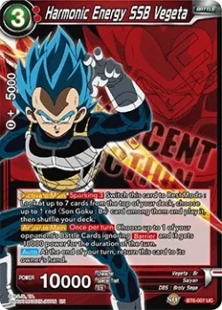 Harmonic Energy SSB Vegeta #BT6-007_PR · Dragon Ball Super CCG