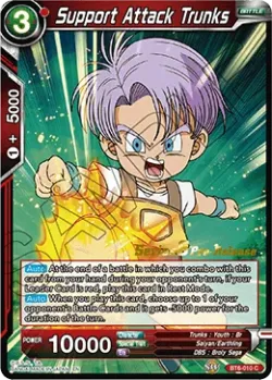 Support Attack Trunks #BT6-010_PR · Dragon Ball Super CCG