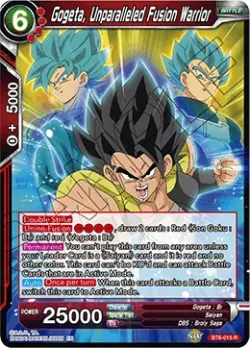 Gogeta, Unparalleled Fusion Warrior #BT6-015 · Dragon Ball Super CCG
