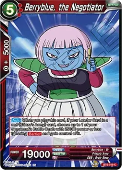 Berryblue, the Negotiator #BT6-019 · Dragon Ball Super CCG