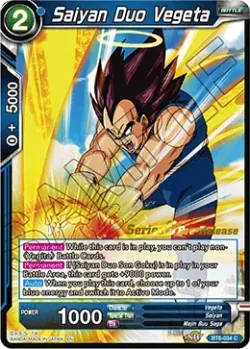 Saiyan Duo Vegeta #BT6-034_PR · Dragon Ball Super CCG
