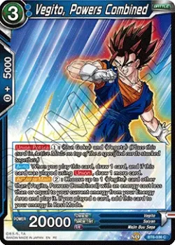 Vegito, Powers Combined #BT6-036_PR02 · Dragon Ball Super CCG