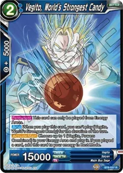 Vegito, World's Strongest Candy #BT6-037 · Dragon Ball Super CCG