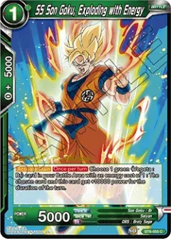 SS Son Goku, Exploding with Energy #BT6-055_PR · Dragon Ball Super CCG