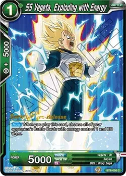 SS Vegeta, Exploding with Energy #BT6-056_PR · Dragon Ball Super CCG