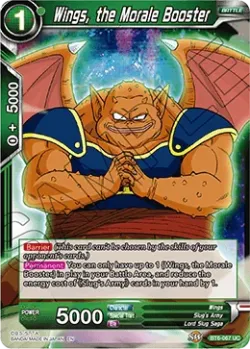 Wings, the Morale Booster #BT6-067 · Dragon Ball Super CCG