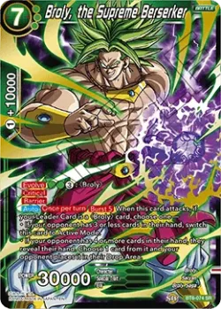 Broly, the Supreme Berserker #BT6-074 · Dragon Ball Super CCG