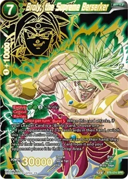 Broly, the Supreme Berserker #BT6-074_SPR · Dragon Ball Super CCG