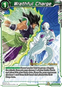 Wrathful Charge #BT6-078_PR · Dragon Ball Super CCG