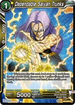 Dependable Saiyan Trunks #BT6-086_PR02 · Dragon Ball Super CCG