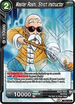 Master Roshi, Strict Instructor 「BT6-110」「EN」