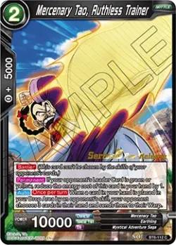 Mercenary Tao, Ruthless Trainer 「BT6-112_PR」「EN」