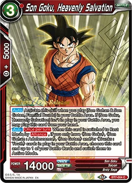 Son Goku, Heavenly Salvation 「BT7-004_PR」「EN」