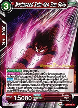 Machspeed Kaio-Ken Son Goku 「BT7-005_PR」「EN」