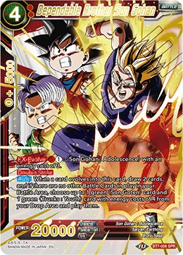 Dependable Brother Son Gohan 「BT7-006_SPR」「EN」