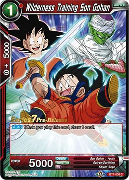 Wilderness Training Son Gohan 「BT7-008_PR」「EN」