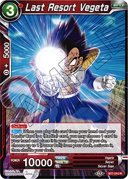 Last Resort Vegeta 「BT7-010」「EN」