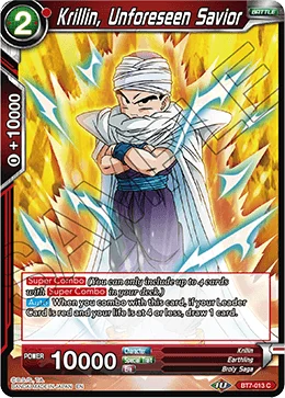 Krillin, Unforeseen Savior 「BT7-013」「EN」