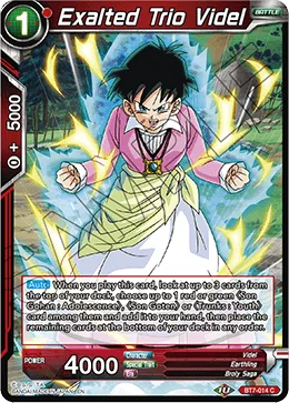 Exalted Trio Videl 「BT7-014」「EN」